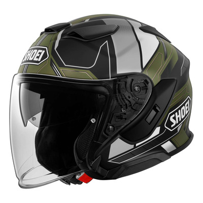 Casque jet Shoei J-Cruise 3 Whizzy TC-5 noir/kaki/blanc