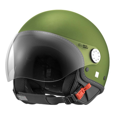 Casque jet Vespa Langhe V29 Vert foncé mat