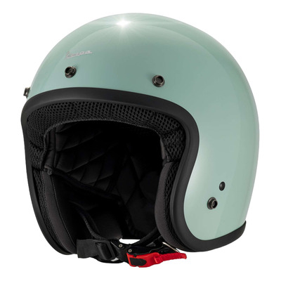 Casque jet Vespa Versilia VK vert brillant