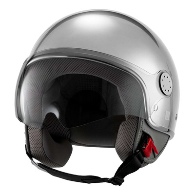 Casque jet Vespa Visor 4.0 DEC argent mat