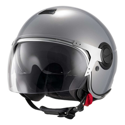 Casque jet Vespa Visor Jet Argentario G41 gris mat