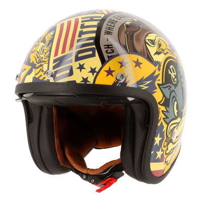 Casque jet Von Dutch x Helstons Big Cat multicolore