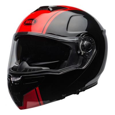Casque modulable Bell SRT Modular Ribbon brillant noir/rouge