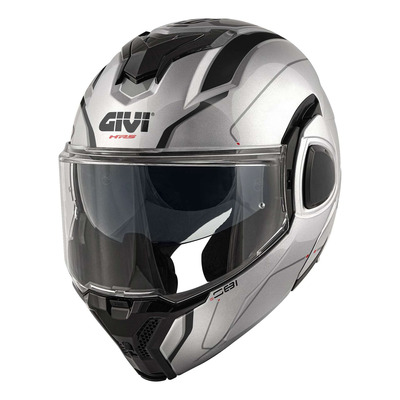 Casque modulable Givi X36 Fiber Pulse argent/noir/gris