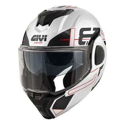 Casque modulable Givi X36 Vertigo blanc/noir/rouge