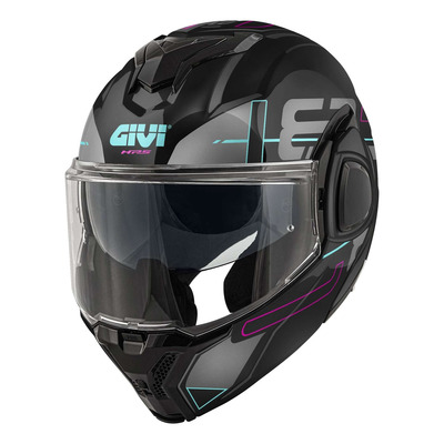 Casque modulable Givi X36 Vertigo noir/fuschia