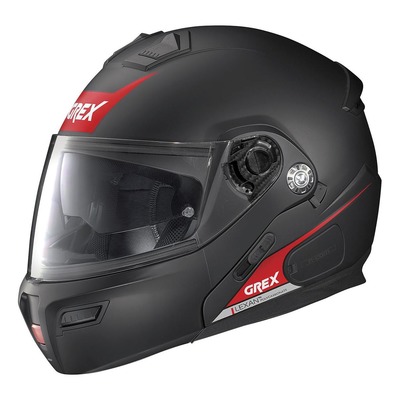 Casque modulable Grex G9.1 Evolve Vivid N-Com Mat noir/rose