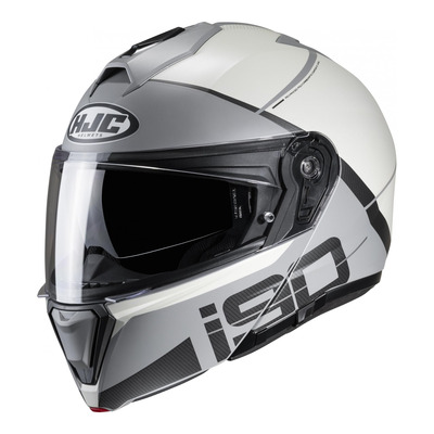 Casque modulable HJC i90 May gris/blanc mat