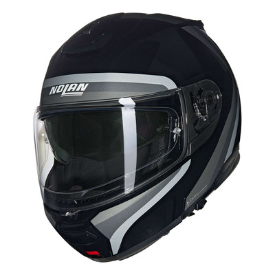 Casque modulable Nolan N100-6 Assoluto 349 noir/argent/blanc