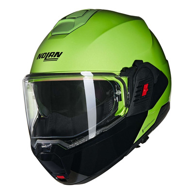 Casque modulable Nolan N120-1 Mivedi 329 verde impulso/noir brillant