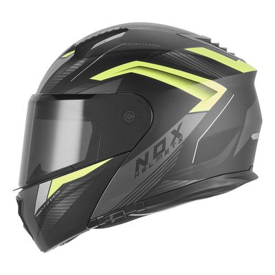 Casque modulable Nox N968 Shift noir mat/jaune
