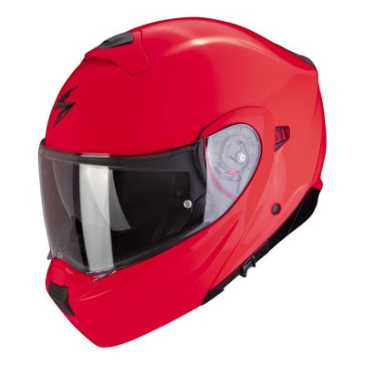 Casque modulable Scorpion Exo-930 Evo Solid rouge fluo