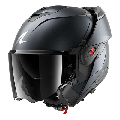Casque modulable Shark Oxo Dark Shadow blue steel mat