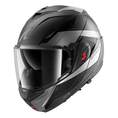 Casque modulable Shark Oxo Mekarium anthracite/chrome/black mat