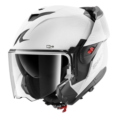 Casque modulable Shark Oxo SP Lyne white/silver/silver