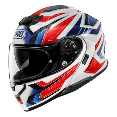 Casque modulable Shoei Neotec 3 Anthem TC-10 bleu/blanc/rouge