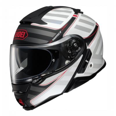 Casque modulable Shoei Neotec II Splicer TC-6 noir/gris/blanc/rouge
