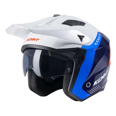 Casque quad Kenny Miles Graphic white/blue/red