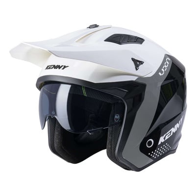 Casque quad Kenny Miles Graphic white/grey