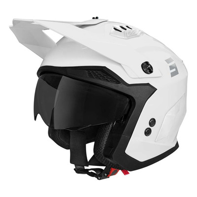 Casque Quad Shot Drop white glossy
