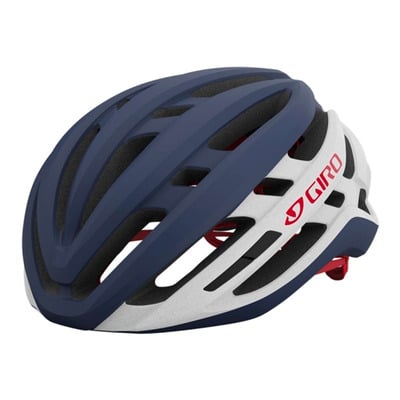 Casque route Giro Agilis bleu/blanc