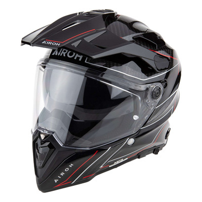 Casque trail/adventure Airoh Commander 2 Carbon Stylish gloss
