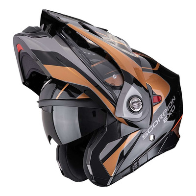 Casque Trail/Adventure Scorpion ADX-2 Kamps noir/cuivre