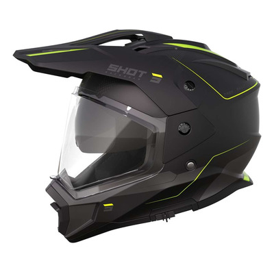 Casque Trail Adventure Shot Trek Max Vision Rally black/neon yellow matt