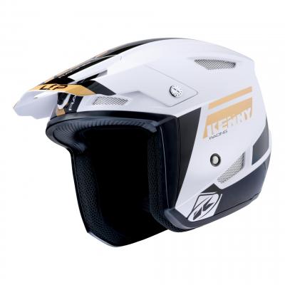 Casque trial Kenny Trial-up or/blanc