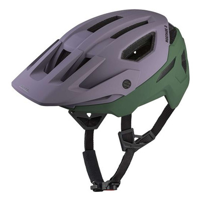 Casque vélo VTT Alpina Rootage 2 Lila / vert mat
