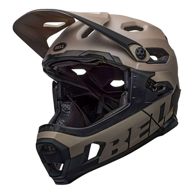 Casque VTT Hybride Bell Super DH Spherical MIPS sable/noir