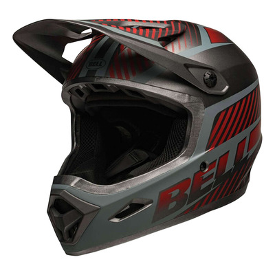 Casque VTT intégral Bell Transfer gris/rouge