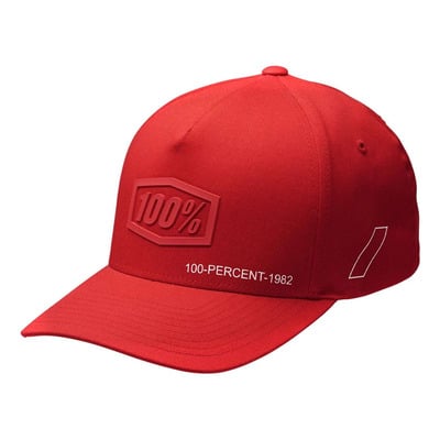 Casquette 100 % Shadow X-Fit rouge