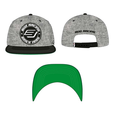 Casquette Bud Racing Patch gris