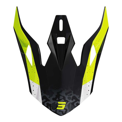 Casquette casque Shot Pulse Airfit black/white/neon yellow glossy