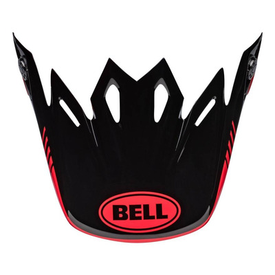 Casquette de casque Bell Moto-9 Mips Louver noir/rouge