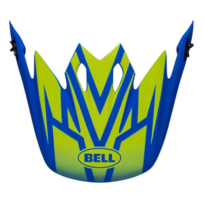 Casquette de casque Bell MX-9 Mips Disrupt bleu mat/jaune