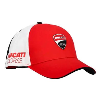 Casquette Ducati Racing Baseball Badge red