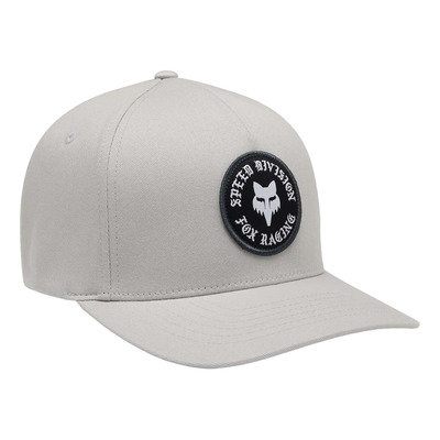 Casquette Fox Racing Badge Flexfit Light grey