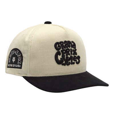 Casquette Fox Racing Circa 74 Corduroy off white