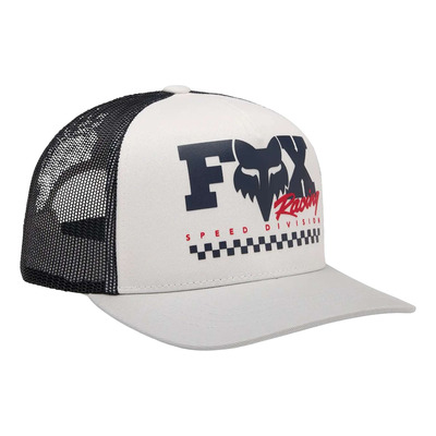 Casquette Fox Racing enfant Checker Mesh trucker white