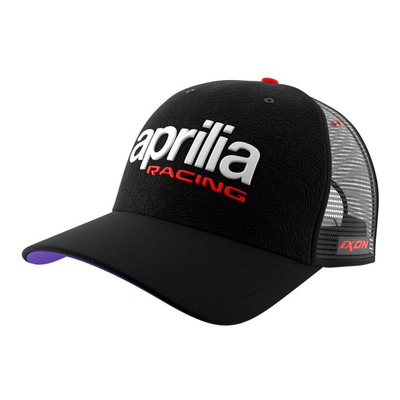 Casquette Ixon Aprilia Racing 2024 noir/rouge fluo