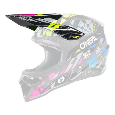 Casquette pour casque cross enfant O’Neal 1SRS Youth Stixx black/multi