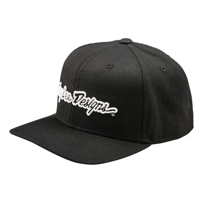 Casquette Troy Lee Designs Curved Signature noir