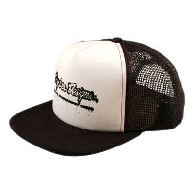 Casquette Troy Lee Designs Repeat Trucker black/white