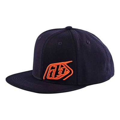 Casquette Troy Lee Designs Slice navy/orange