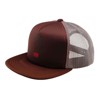 Casquette Troy Lee Designs Trucker Peace Out chocolate