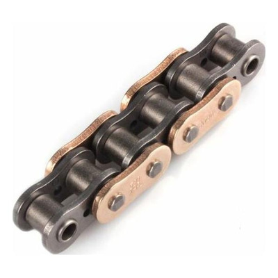 Chaîne de transmission Afam 530XHR2-G 128 maillons pas 530 couleur or