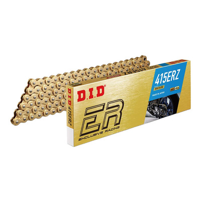 Chaîne de transmission DID 415ERZ 126 maillons or avec attache à riveter