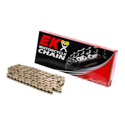Chaîne de transmission EK Chain 415RR 140 maillons or avec fermeture à clip